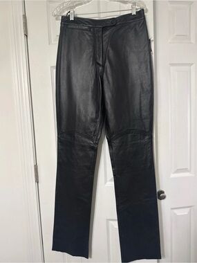 Wilsons Leather Maxima Black Leather Pants. Size US 10.